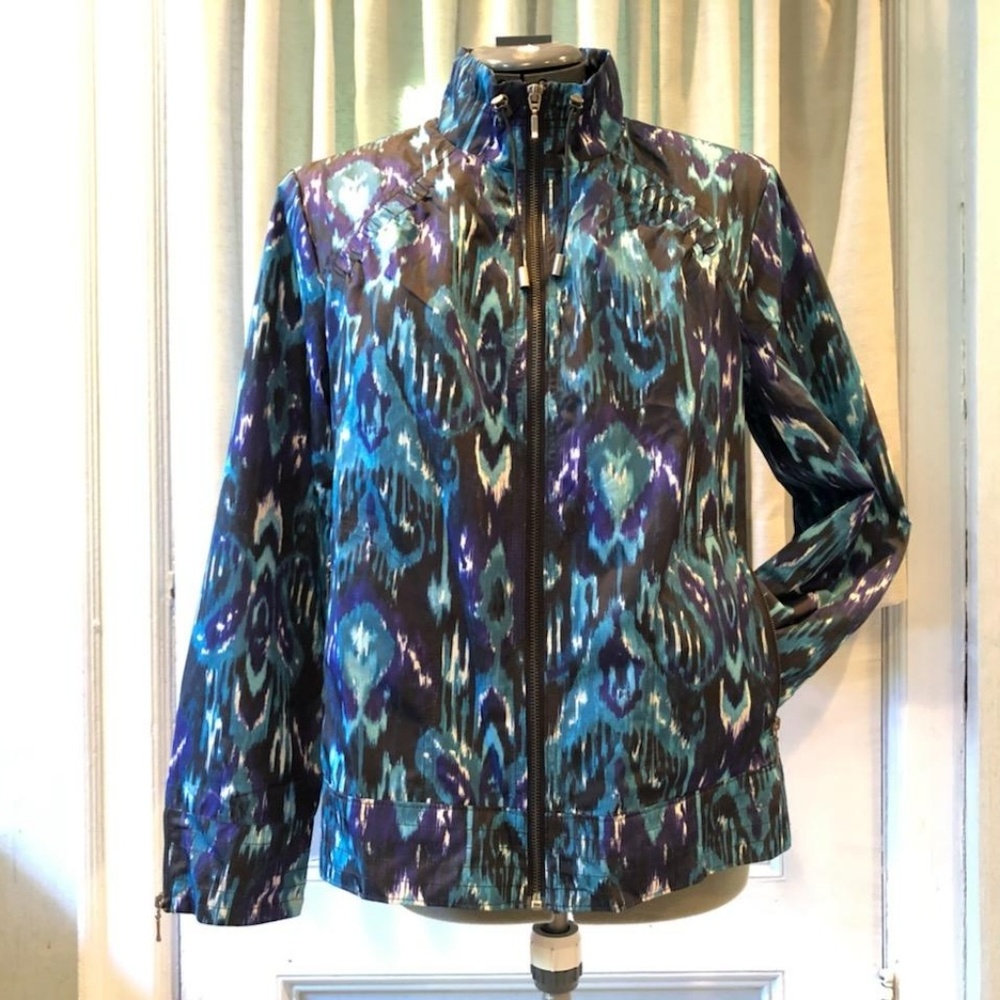 Chico's | Blue Patterned Jacket